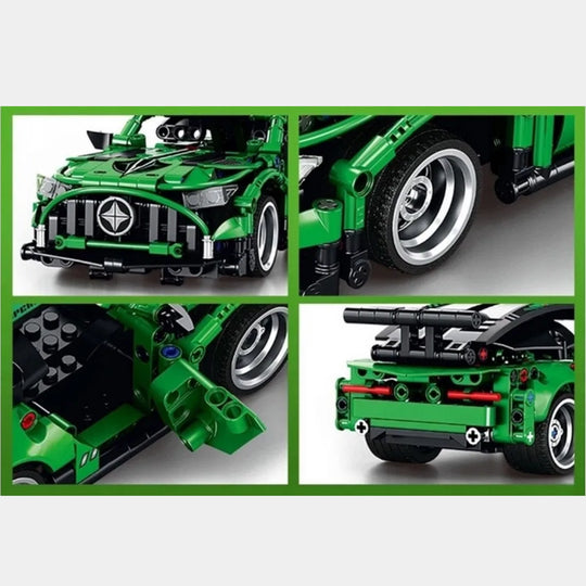 Racing Off-Road Remote Control Car Building Block Set