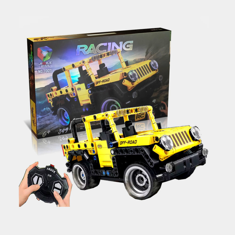 Racing Off-Road Remote Control Car Building Block Set