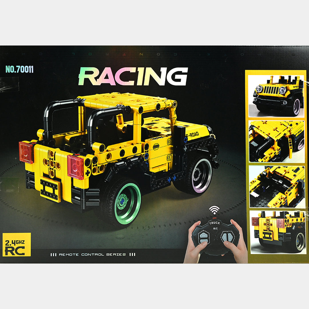 Racing Off-Road Remote Control Car Building Block Set