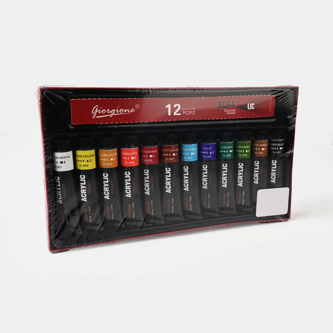 Acrylic Paint Set | 12PCs