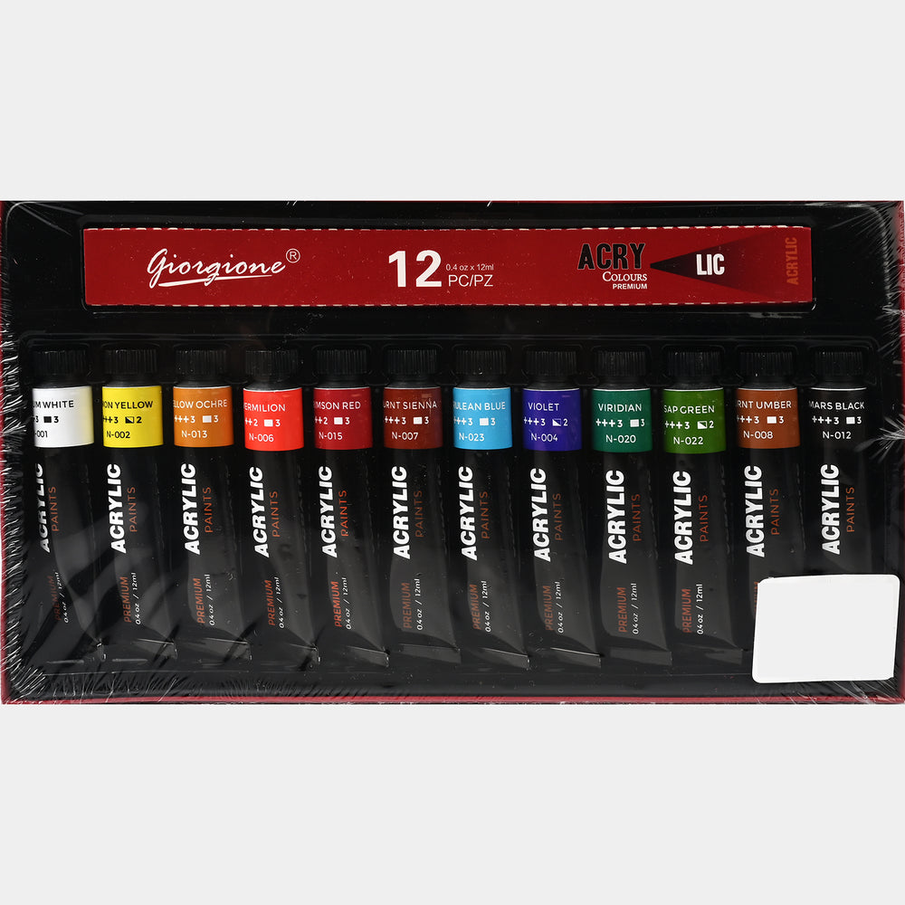 Acrylic Paint Set | 12PCs