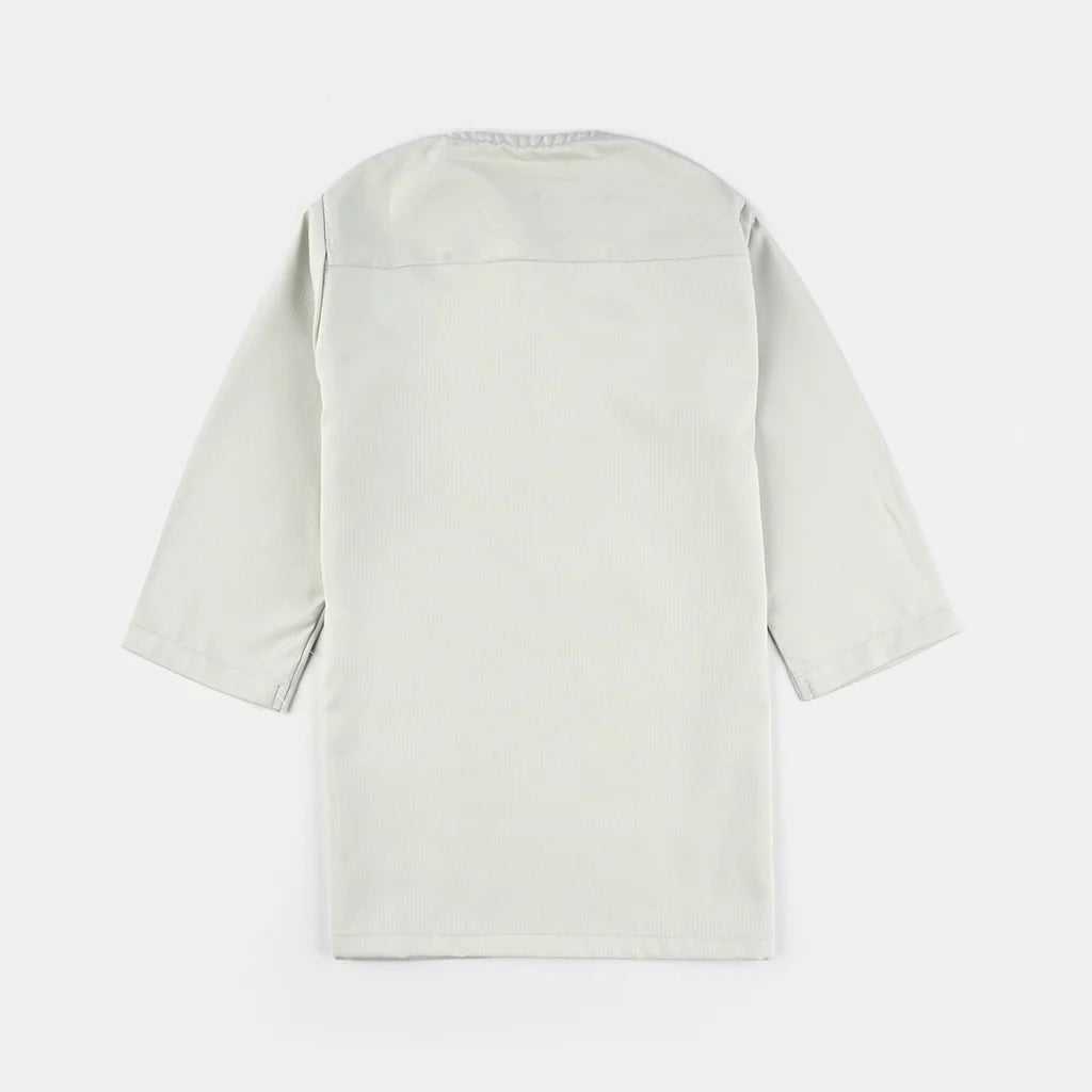 Infant Boys Poly Viscose Kurta Pajama (Lurex Dots)-P.Green