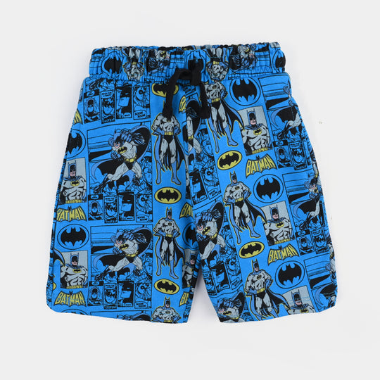 Boys Cotton Terry Short-Blue