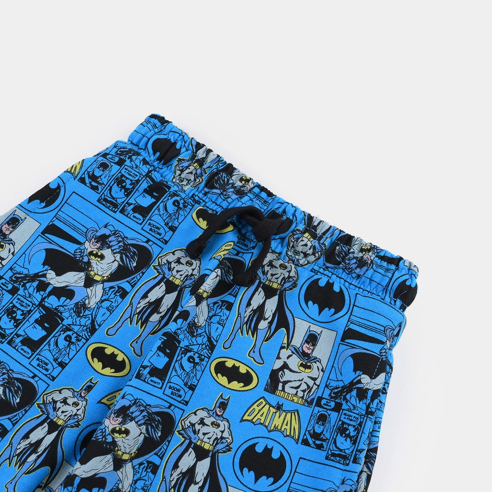 Boys Cotton Terry Short-Blue