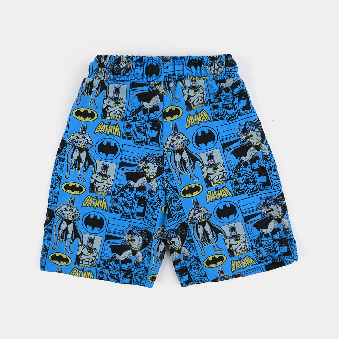 Boys Cotton Terry Short-Blue