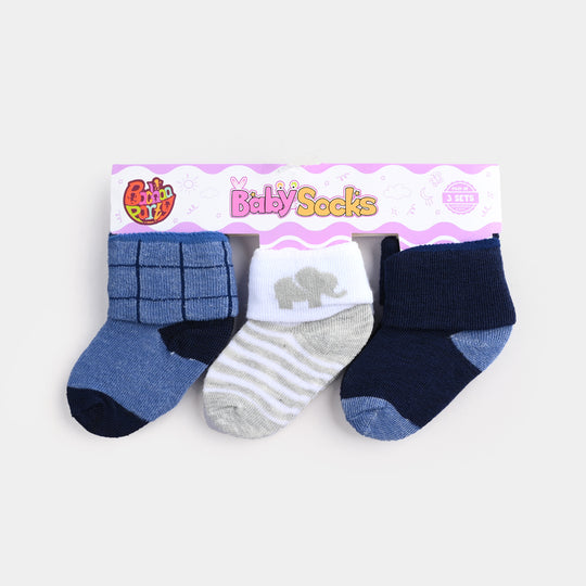 BABY SOCKS PACK OF 3 6-12 |M 1
