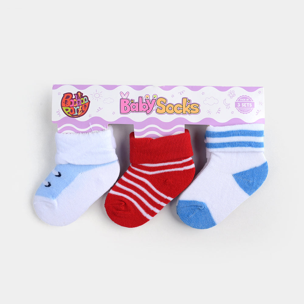 BABY SOCKS PACK OF 3 6-12 |M 3