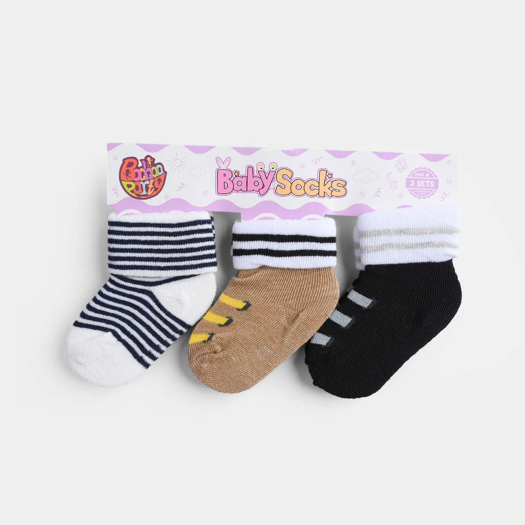 BABY SOCKS PACK OF 3 6-12 |M 11
