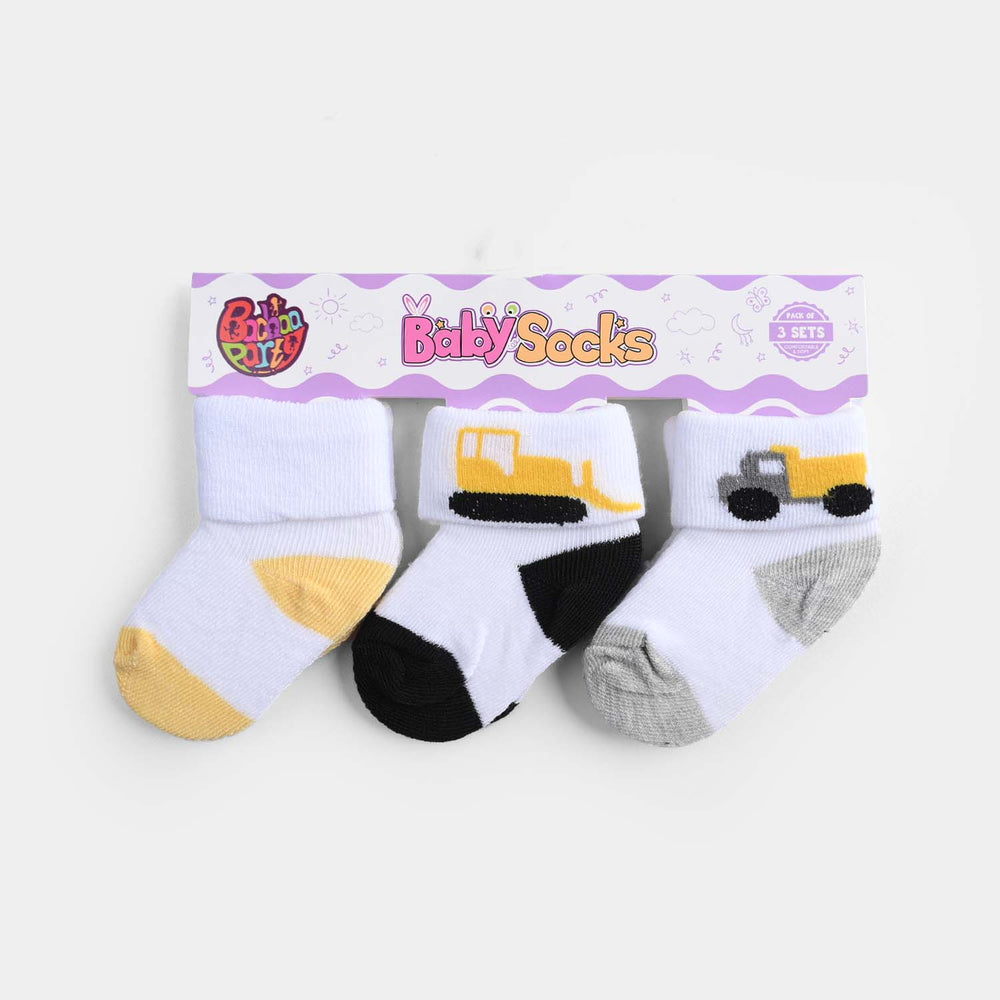 BABY SOCKS PACK OF 3 6-12 |M 12