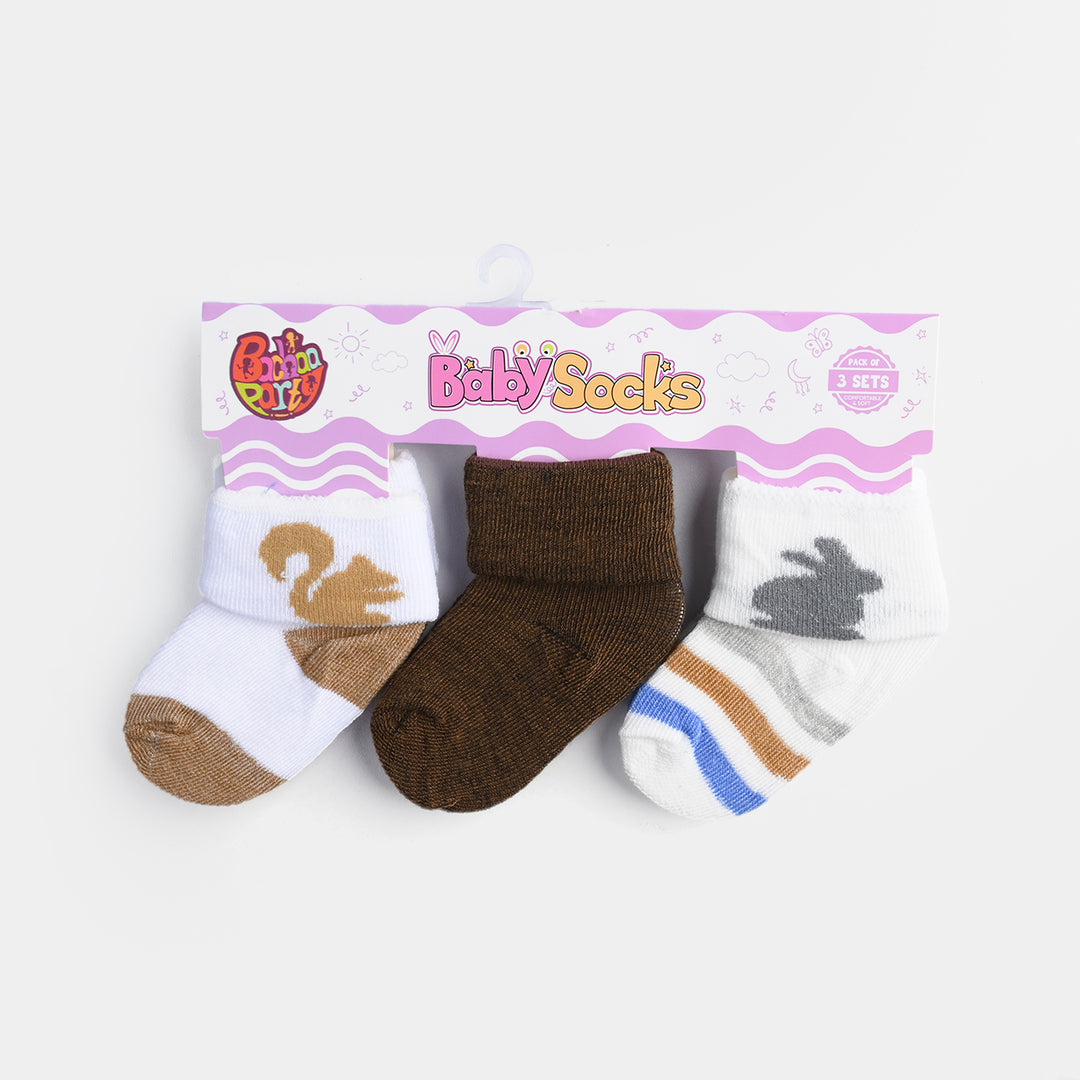 BABY SOCKS PACK OF 3 6-12 |M 14