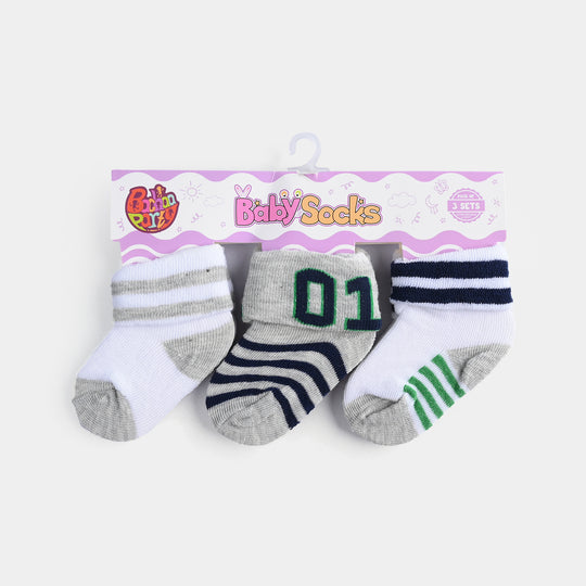 BABY SOCKS PACK OF 3 6-12 |M 15
