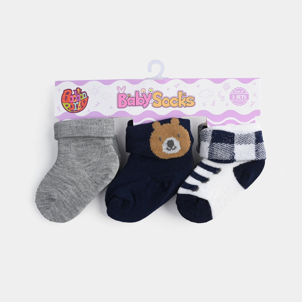 BABY SOCKS PACK OF 3 6-12 |M 18