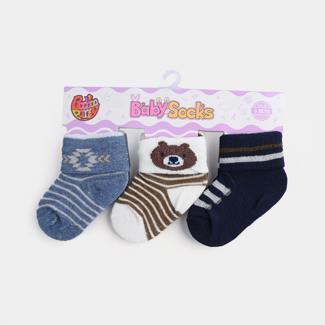 BABY SOCKS PACK OF 3 6-12 |M 26