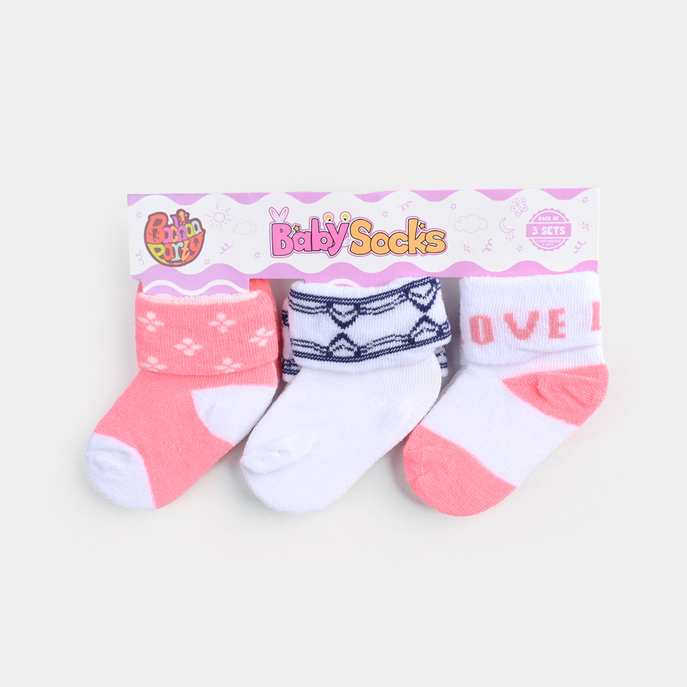BABY SOCKS PACK OF 3 6-12 |M 27