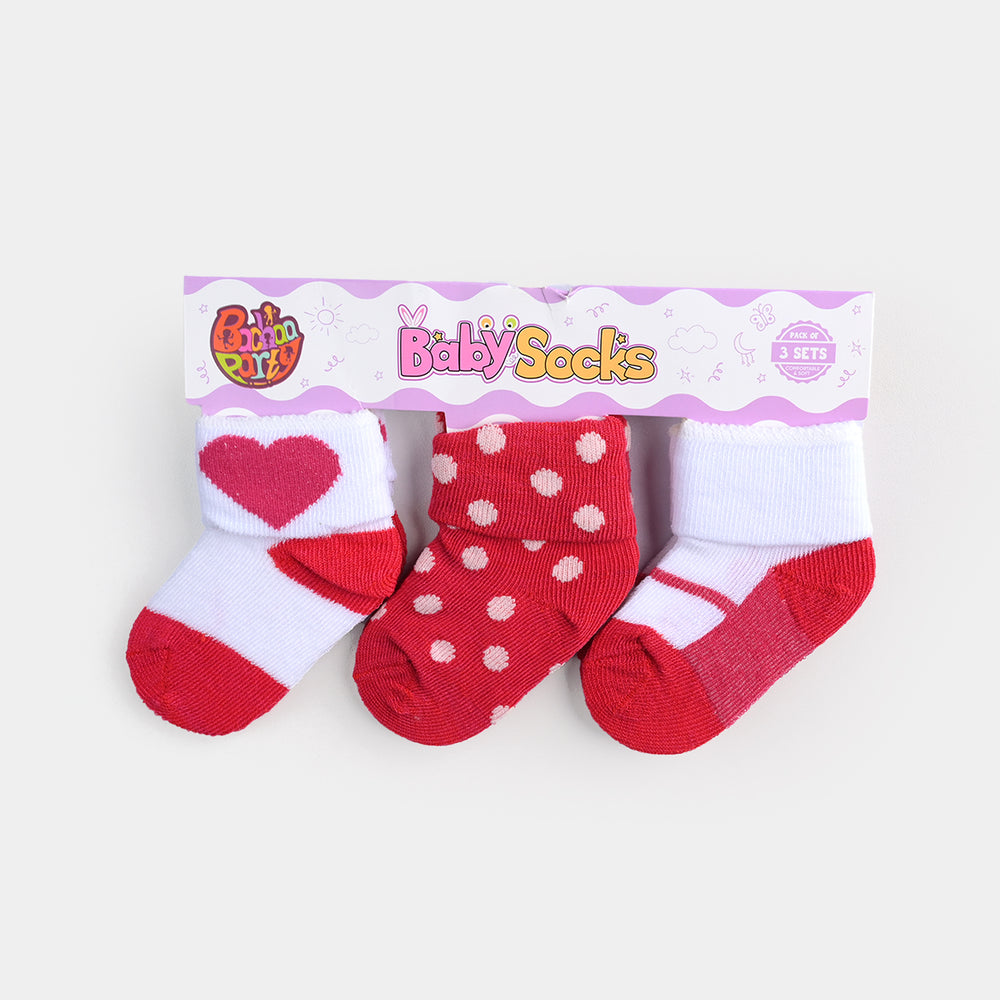 BABY SOCKS PACK OF 3 6-12 |M 28