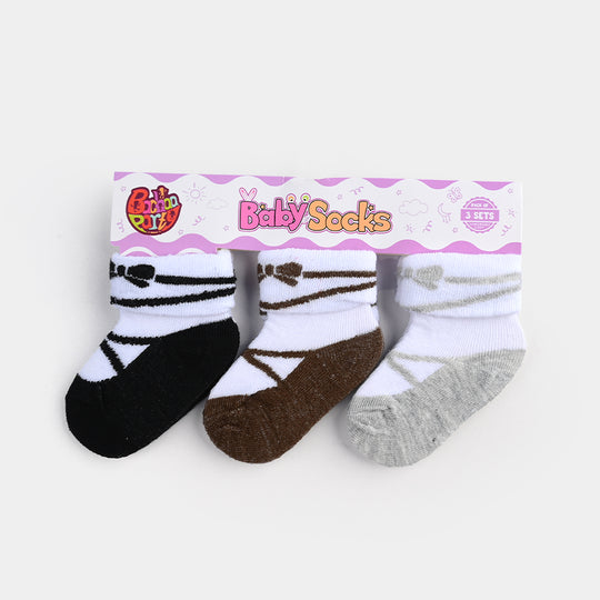 BABY SOCKS PACK OF 3 6-12 |M 31