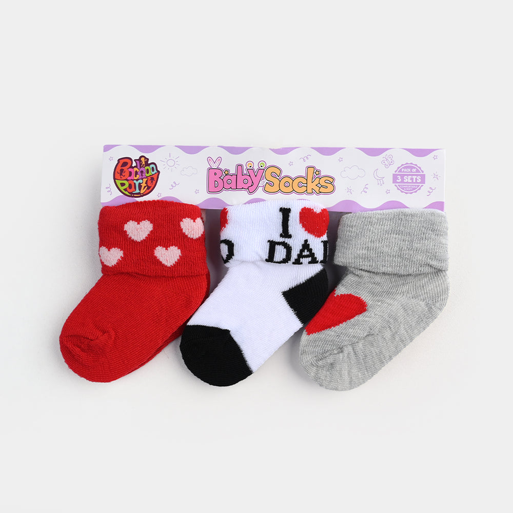 BABY SOCKS PACK OF 3 6-12 |M 33