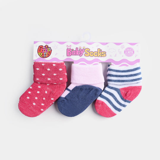 BABY SOCKS PACK OF 3 6-12 |M 34