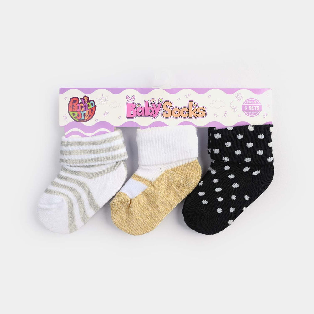 BABY SOCKS PACK OF 3 6-12 |M 36