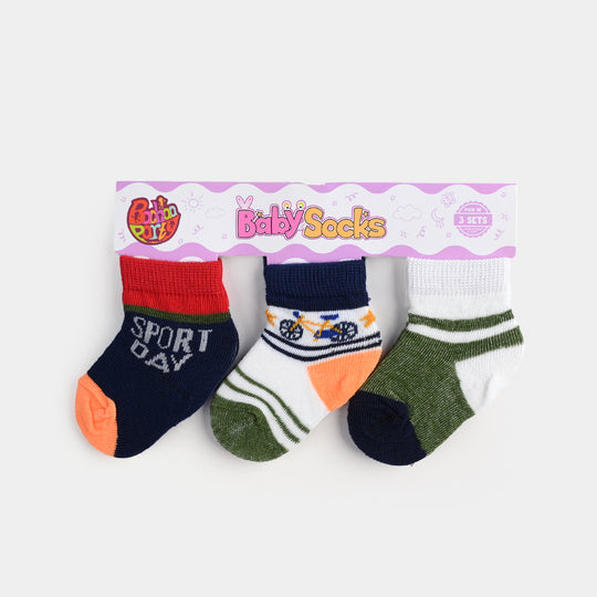 BABY SOCKS PACK OF 3 6-12 |M 38