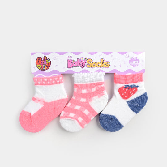 BABY SOCKS PACK OF 3 6-12 |M 43