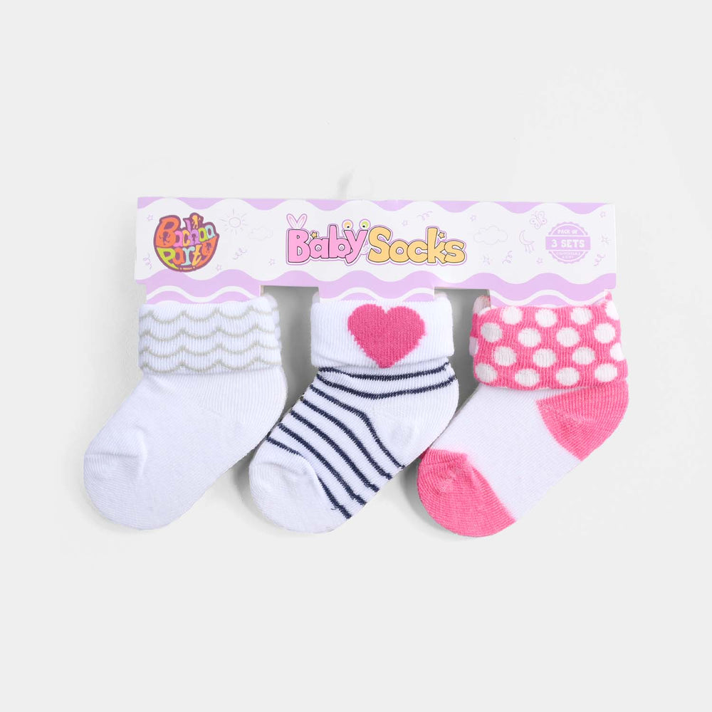 BABY SOCKS PACK OF 3 6-12 |M 45
