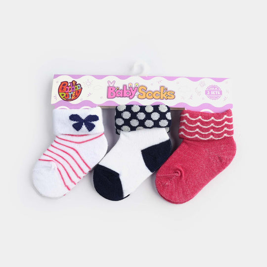 BABY SOCKS PACK OF 3 6-12 |M 46