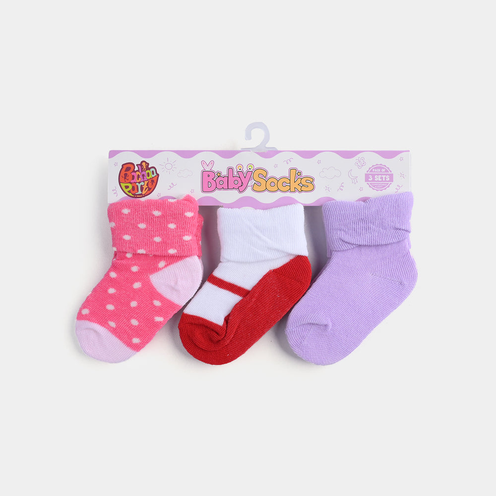 BABY SOCKS PACK OF 3 6-12 |M 48