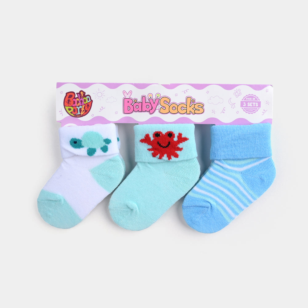 BABY SOCKS PACK OF 3 6-12 |M 50