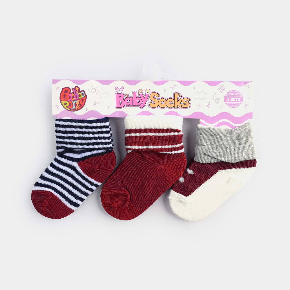 BABY SOCKS PACK OF 3 6-12 |M 52