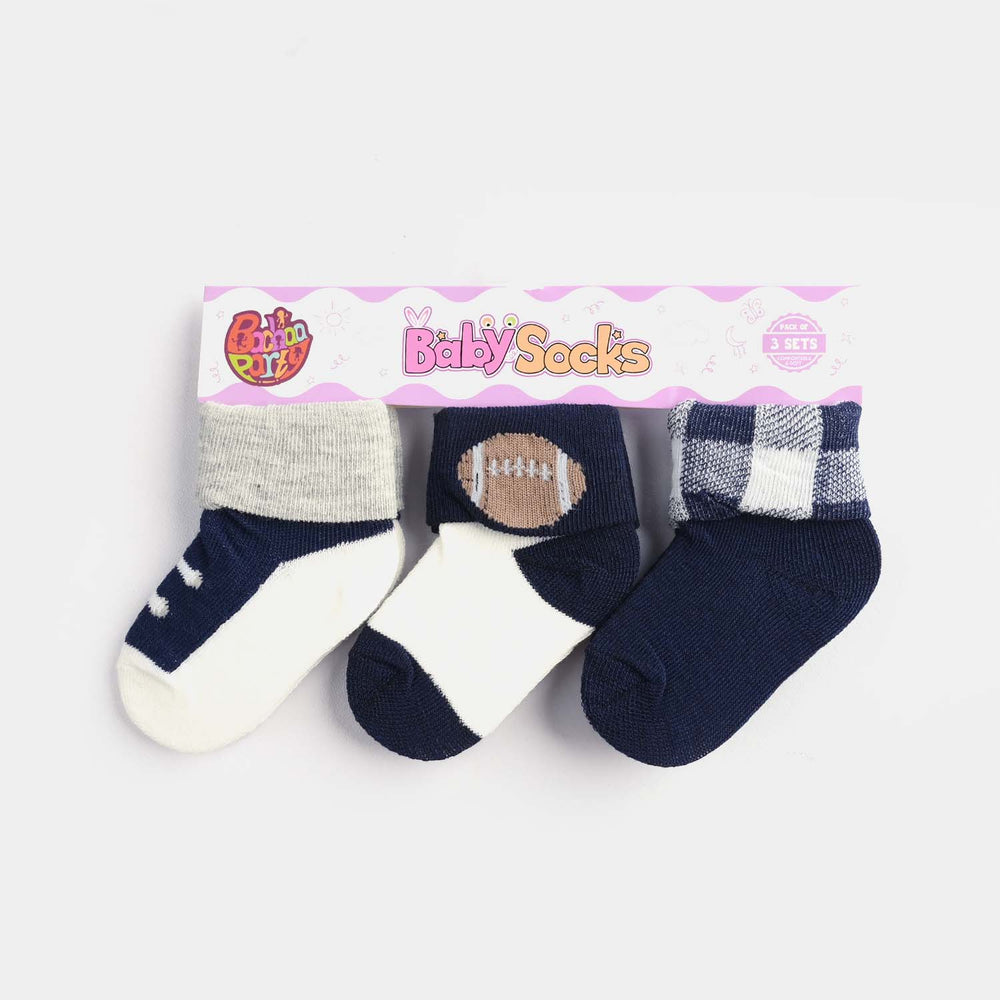 BABY SOCKS PACK OF 3 6-12 |M 54