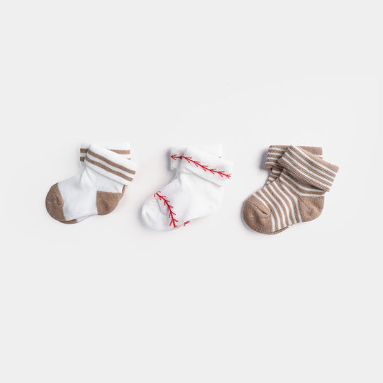 BABY SOCKS PACK OF 3 6-12 |M 57