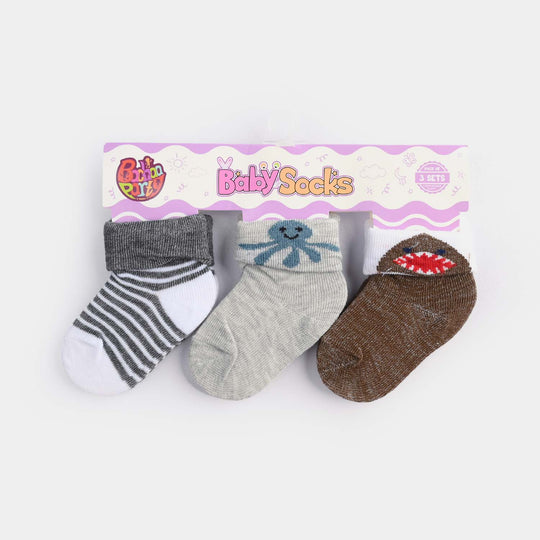 BABY SOCKS PACK OF 3 6-12 |M 59