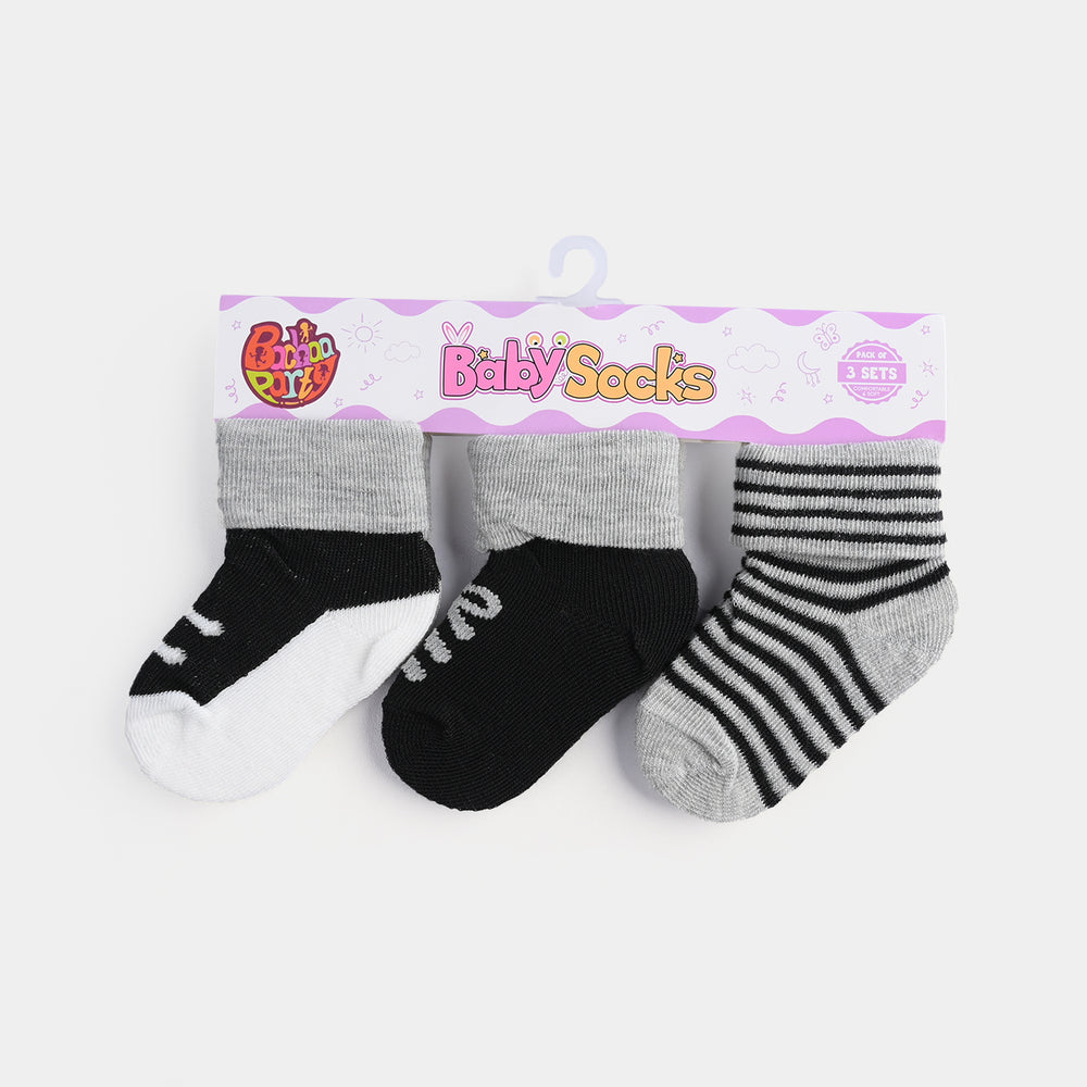 BABY SOCKS PACK OF 3 6-12 |M 60