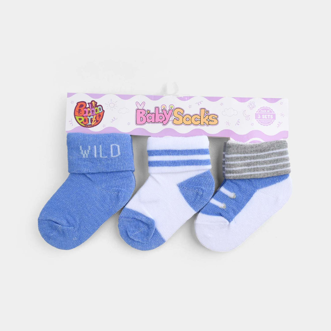 BABY SOCKS PACK OF 3 6-12 |M 61