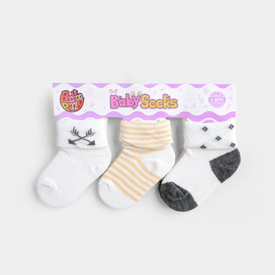 BABY SOCKS PACK OF 3 6-12 |M 62