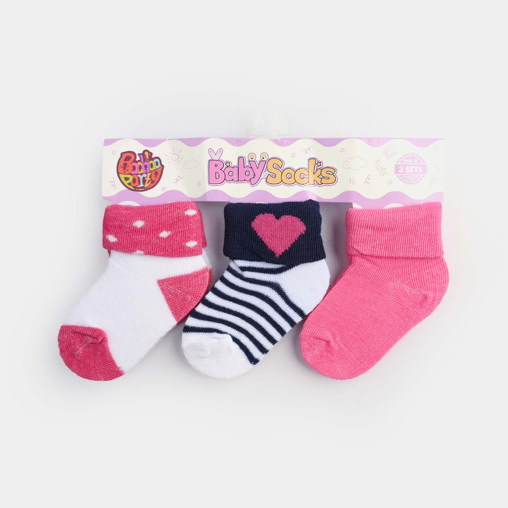 BABY SOCKS PACK OF 3 6-12 |M 64