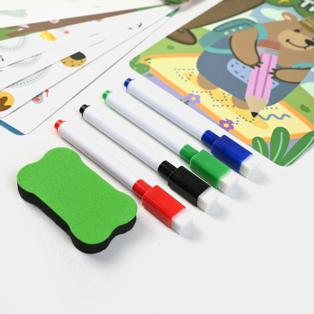 Pen Control Activity Books Educational Learning Toys