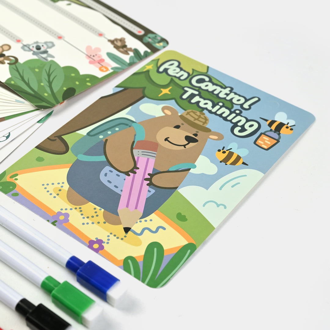 Pen Control Activity Books Educational Learning Toys
