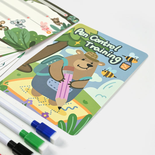 Pen Control Activity Books Educational Learning Toys