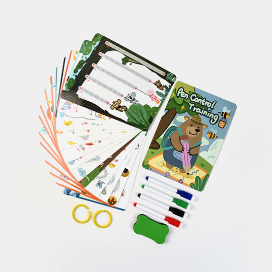 Pen Control Activity Books Educational Learning Toys