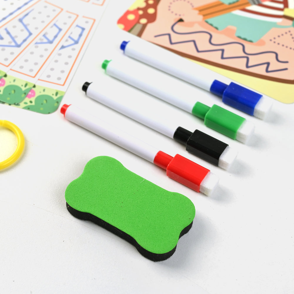 Pen Control Activity Books Educational Learning Toys