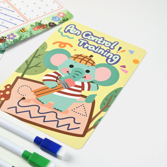 Pen Control Activity Books Educational Learning Toys