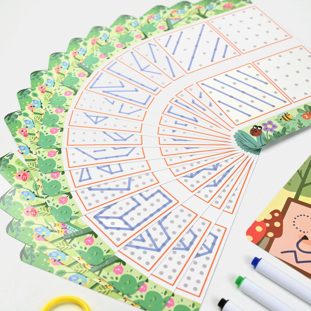 Pen Control Activity Books Educational Learning Toys