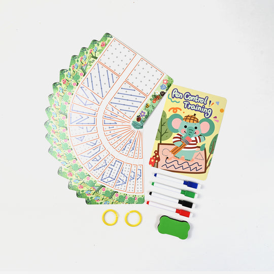 Pen Control Activity Books Educational Learning Toys