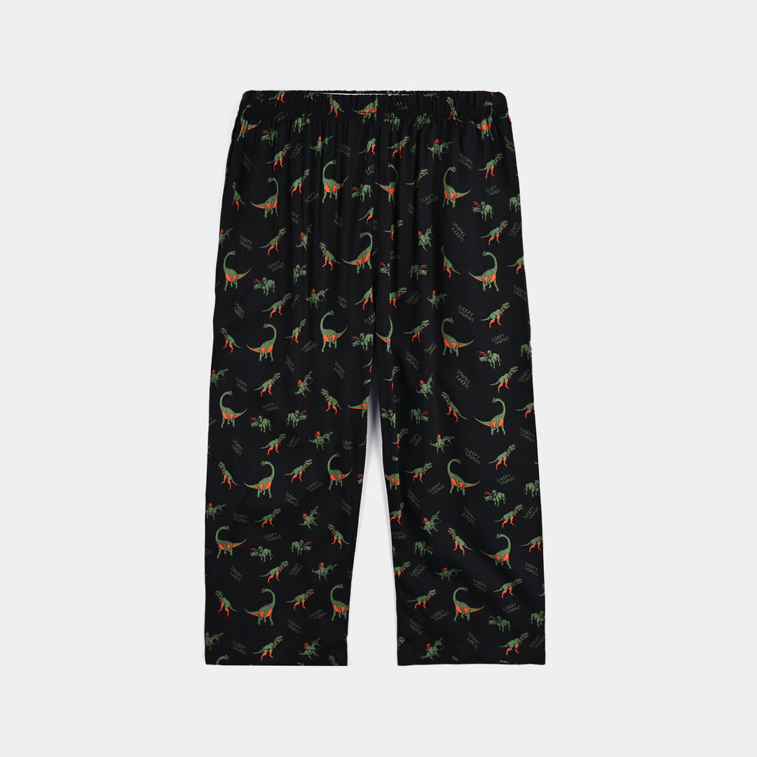 Boys Viscose Nightwear-BLACK