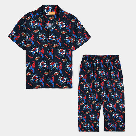 Boys Viscose Nightwear-Multi