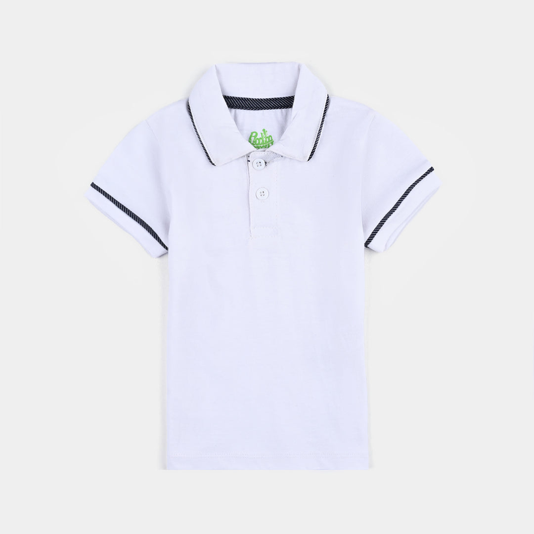 Infant Boys Jacquard Suit Dangri-NAVY