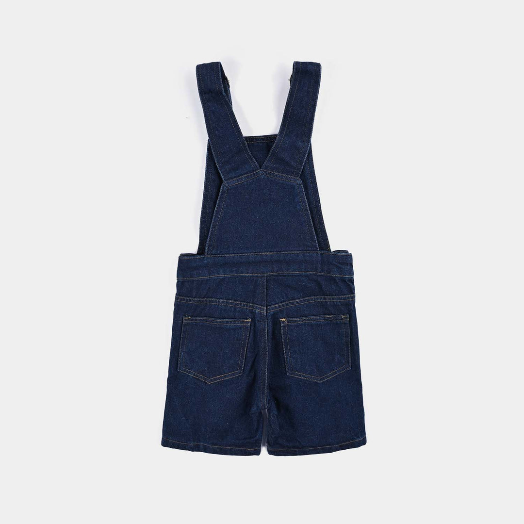 Boys Denim rigid Dangri Little Boy-DARK BLUE