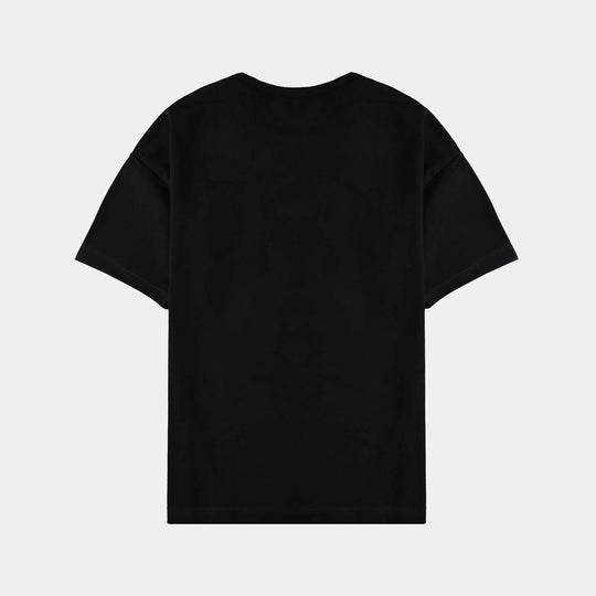 Boys Lycra Jersey T-Shirt H/S Route 86-BLACK